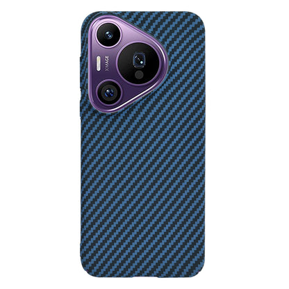 Custodia per Huawei Pura 70 Pro, Techsuit, Carbonite FiberShell, Turchese