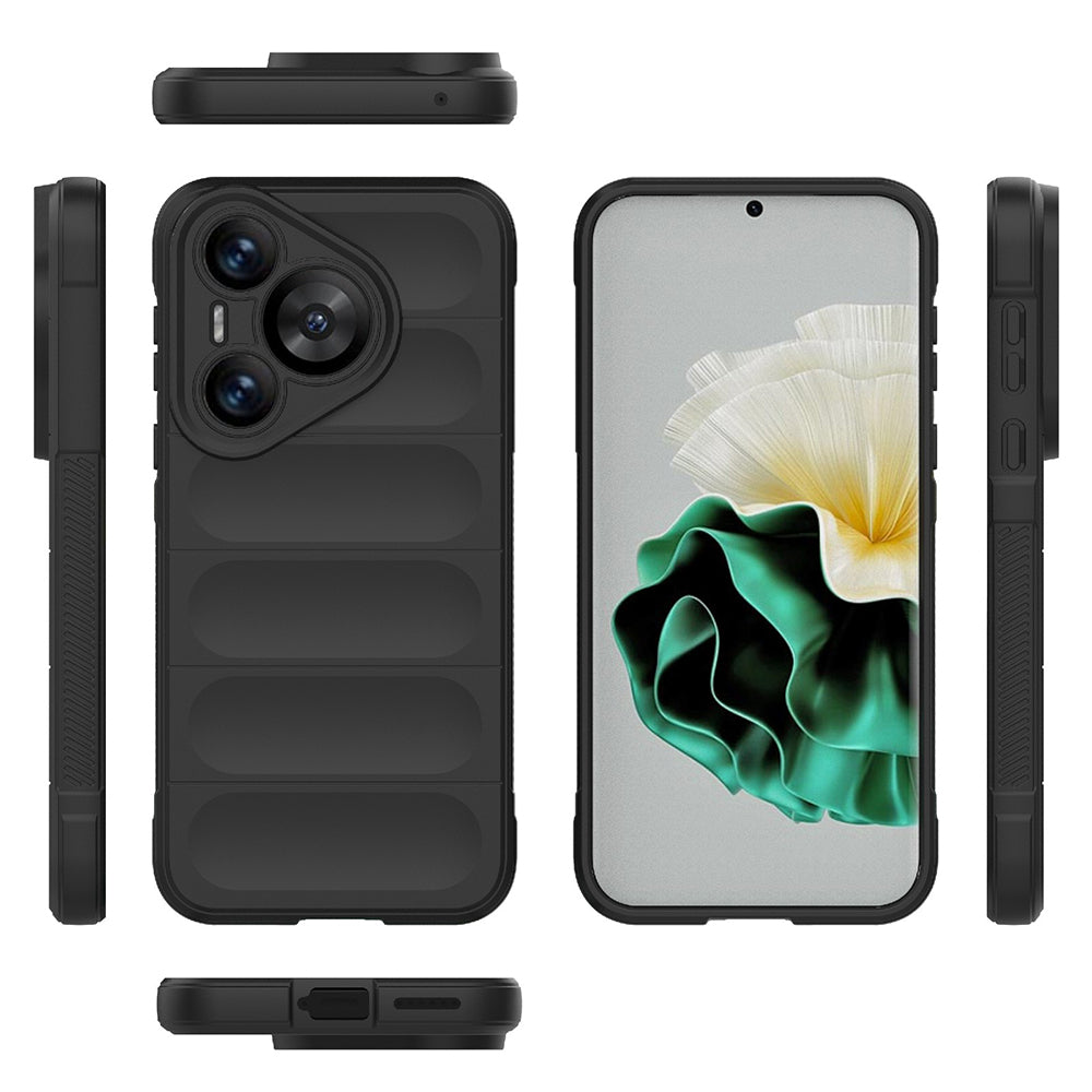 Custodia per Huawei Pura 70, Techsuit, Magic Shield, Nera