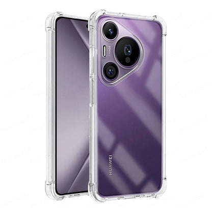 Custodia per Huawei Pura 70, Techsuit, Shockproof Clear, Trasparente