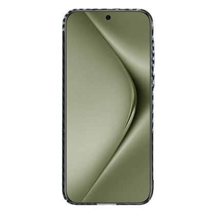 Custodia per Huawei Pura 70 Ultra, Techsuit, Carbonite FiberShell, Nero Grigio