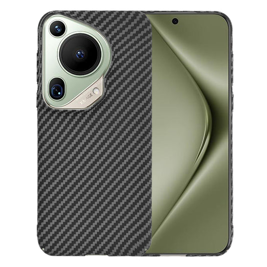 Custodia per Huawei Pura 70 Ultra, Techsuit, Carbonite FiberShell, Nera