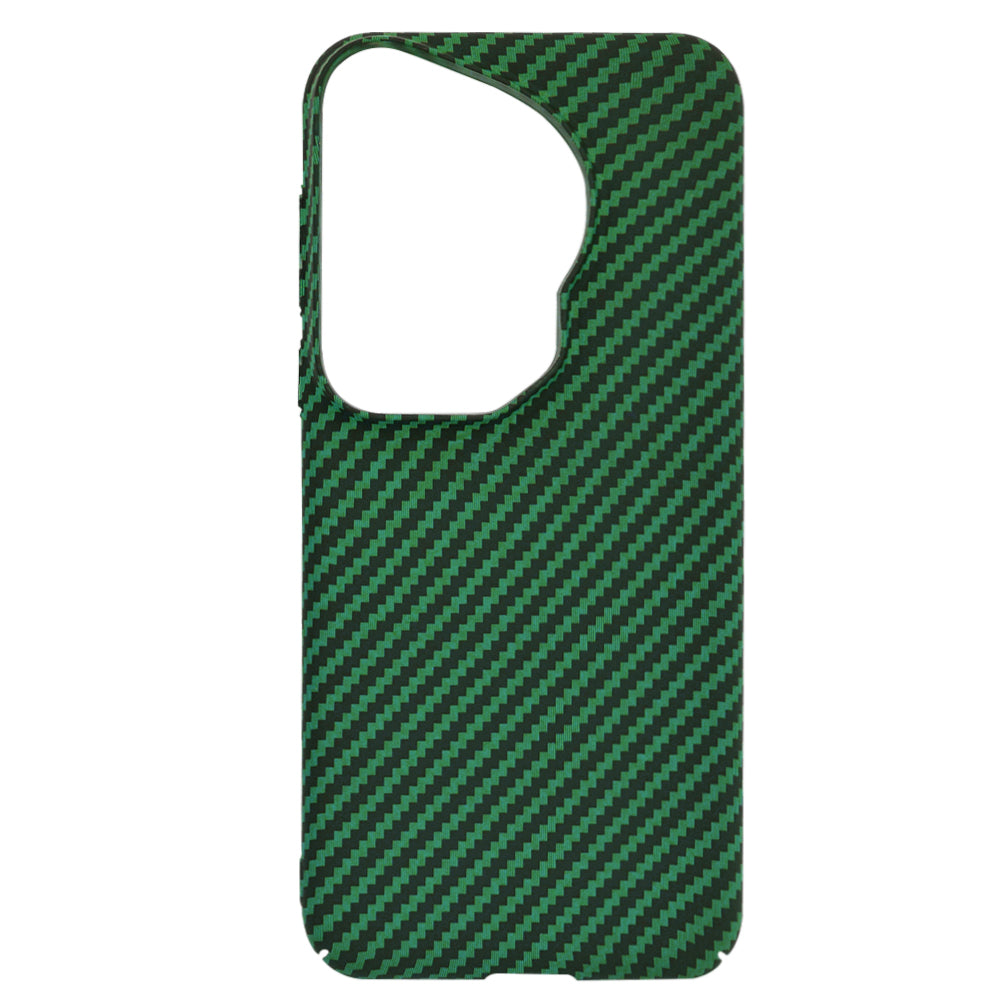 Custodia per Huawei Pura 70 Ultra, Techsuit, Carbonite FiberShell, Verde