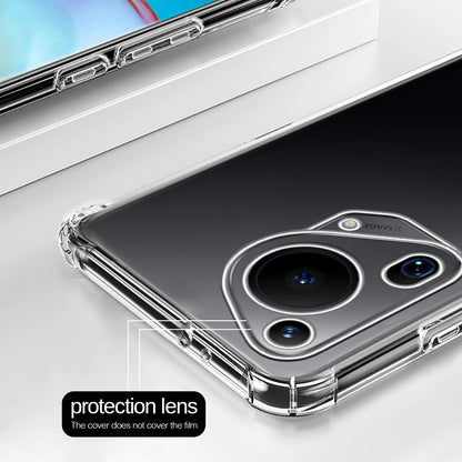 Custodia per Huawei Pura 70 Ultra, Techsuit, Shockproof Clear, Trasparente