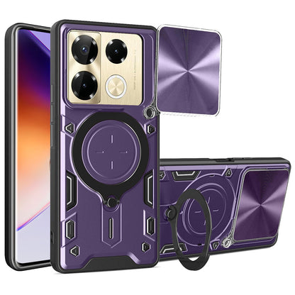 Custodia per Infinix Note 40 Pro+, Techsuit, CamGuard Pro, Viola