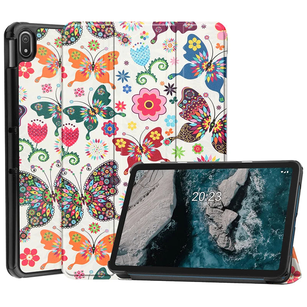 Custodia per Lenovo Idea Tab 11, Techsuit, FoldPro Butterfly, Multicolore