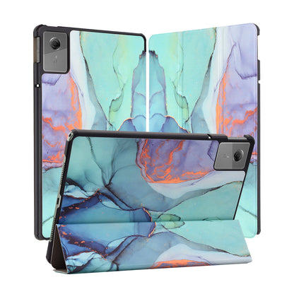 Custodia per Lenovo Idea Tab 11, Techsuit, FoldPro Green Time, Multicolore