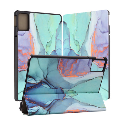 Custodia per Lenovo Idea Tab 11, Techsuit, FoldPro Green Time, Multicolore