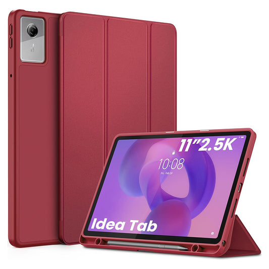 Custodia per Lenovo Idea Tab 11, Techsuit, FoldPro, Rossa