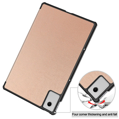 Custodia per Lenovo Idea Tab Plus, Techsuit, FoldPro, Rosa Dorato