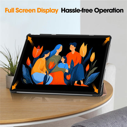 Custodia per Lenovo Idea Tab Plus, Techsuit, FoldPro, Rosa Dorato