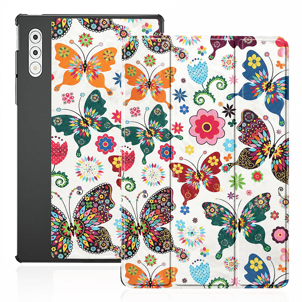 Custodia per Lenovo Yoga Tab Plus, Techsuit, FoldPro Butterfly, Multicolore