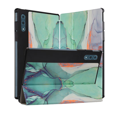 Custodia per Lenovo Yoga Tab Plus, Techsuit, FoldPro Green Time, Multicolore
