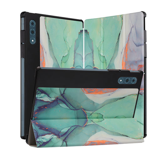 Custodia per Lenovo Yoga Tab Plus, Techsuit, FoldPro Green Time, Multicolore