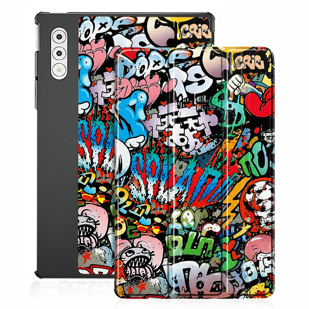 Custodia per Lenovo Yoga Tab Plus, Techsuit, FoldPro Urban Vibe, Multicolore
