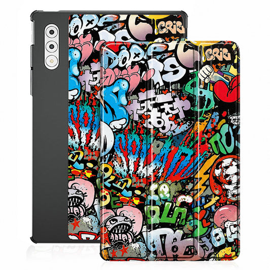 Custodia per Lenovo Yoga Tab Plus, Techsuit, FoldPro Urban Vibe, Multicolore