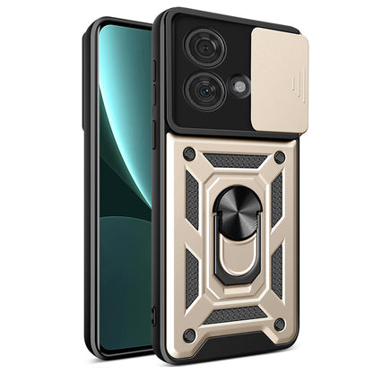 Case for Motorola Edge 40 Neo, Techsuit, CamShield, Gold