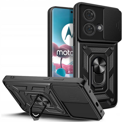 Custodia per Motorola Edge 40 Neo, Techsuit, CamShield, Nera