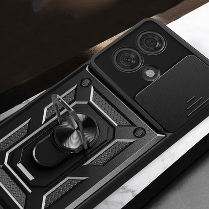 Custodia per Motorola Edge 40 Neo, Techsuit, CamShield, Nera