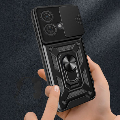 Custodia per Motorola Edge 40 Neo, Techsuit, CamShield, Nera