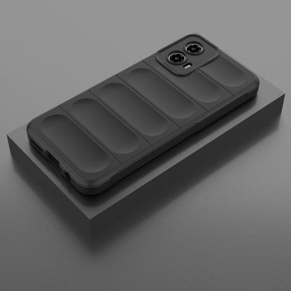 Custodia per Motorola Edge 50 Fusion, Techsuit, Magic Shield, Nera