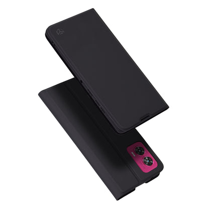 Custodia per Motorola Edge 50 Fusion, Techsuit, Magskin Book, Nera