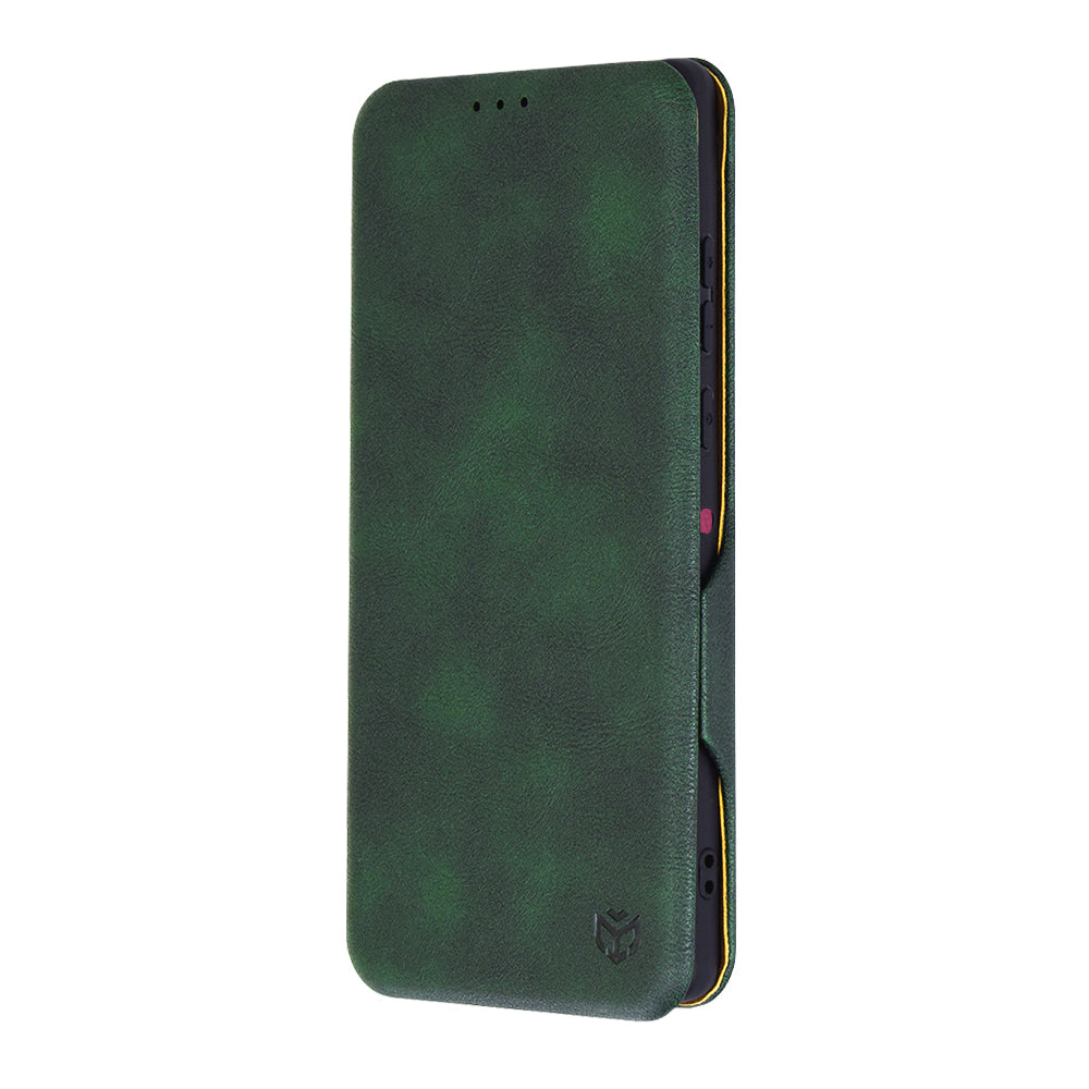 Custodia per Motorola Edge 50 Fusion, Techsuit, Safe Wallet Plus, Verde
