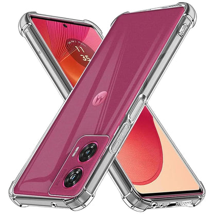 Custodia per Motorola Edge 50 Fusion, Techsuit, Shockproof Clear, Trasparente