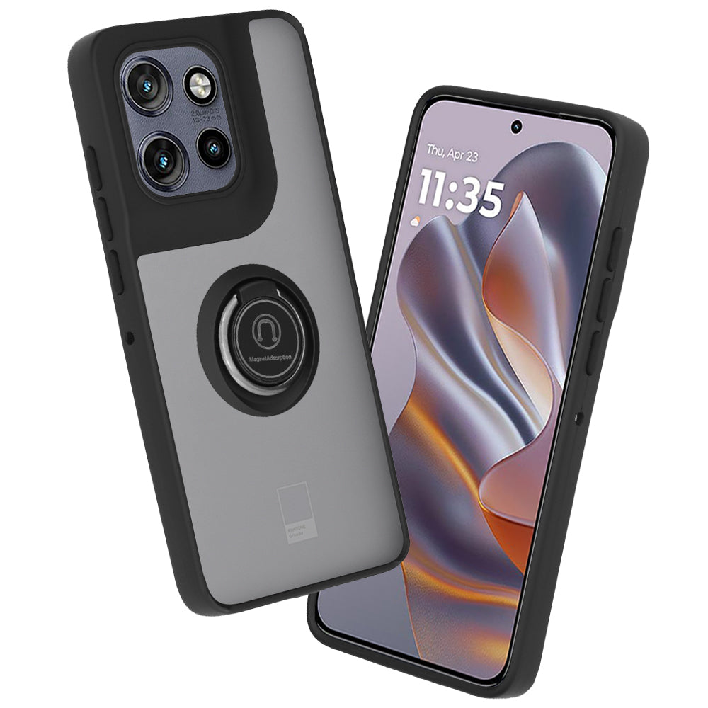 Custodia per Motorola Edge 50 Neo, Techsuit, Glinth, Nera