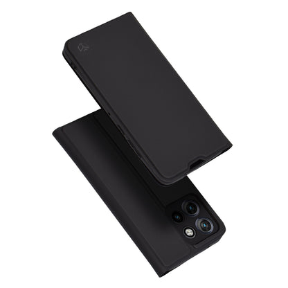 Custodia per Motorola Edge 50 Neo, Techsuit, Magskin Book, Nera