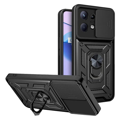 Custodia per Motorola Edge 50 Pro, Techsuit, CamShield, Nera