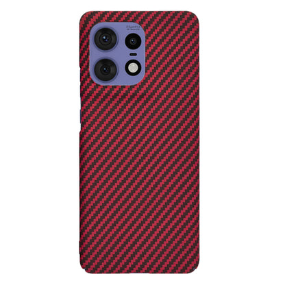 Custodia per Motorola Edge 50 Pro, Techsuit, Carbonite FiberShell, Rossa