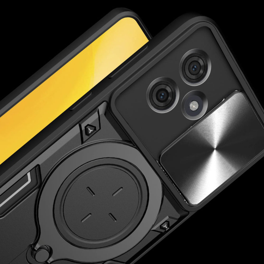 Custodia per Motorola Edge 60 Fusion / Edge 60, Techsuit, CamGuard Pro, Nera