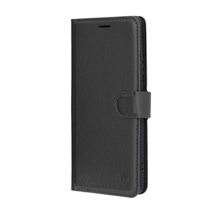 Custodia per Motorola Edge 60 Fusion / Edge 60, Techsuit, Leather Folio, Nera
