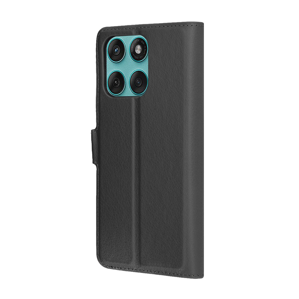 Custodia per Motorola Edge 60 Fusion / Edge 60, Techsuit, Leather Folio, Nera