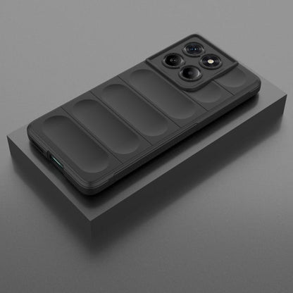 Custodia per Motorola Edge 60 Fusion / Edge 60, Techsuit, Magic Shield, Nera