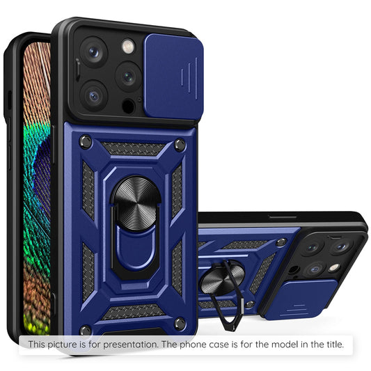 Custodia per Motorola Edge 60 Pro, Techsuit, CamShield, Blu