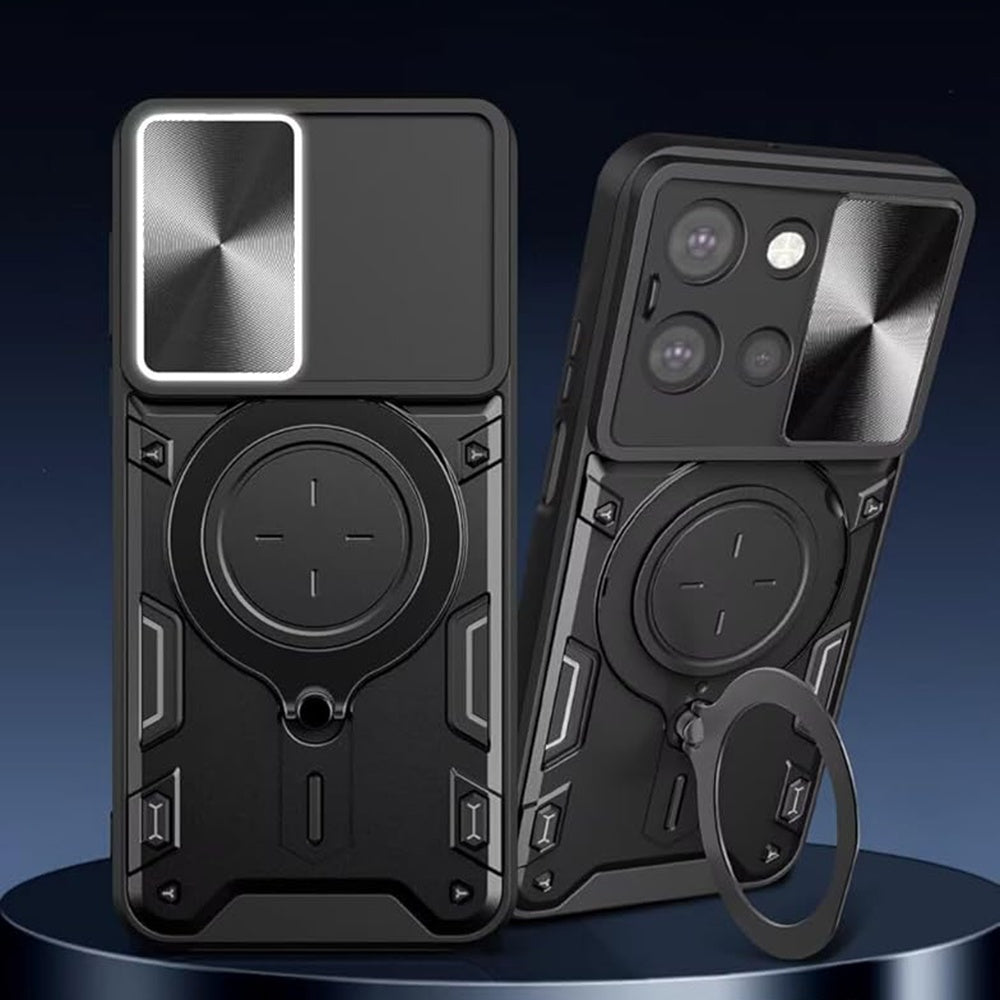 Custodia per Motorola Edge 70 Fusion, Techsuit, CamGuard Pro, Blu