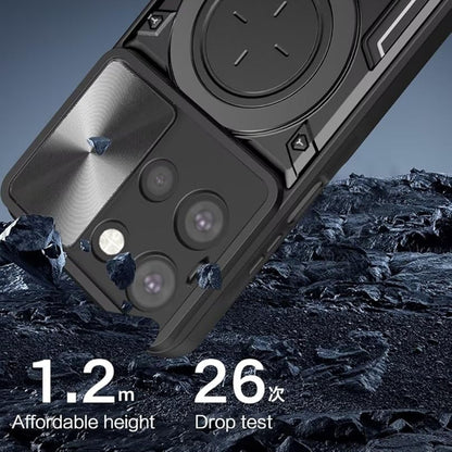 Custodia per Motorola Edge 70 Fusion, Techsuit, CamGuard Pro, Blu