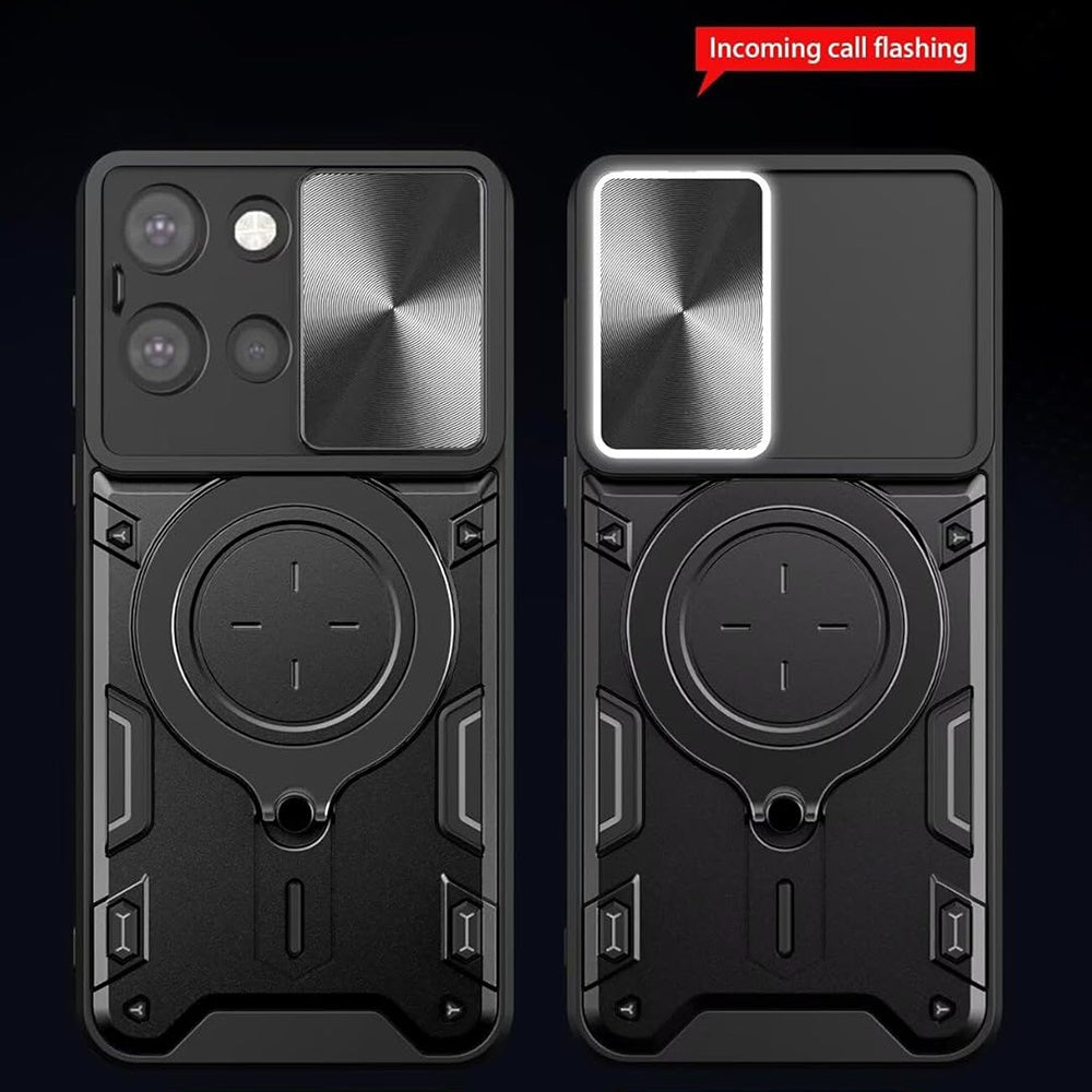 Custodia per Motorola Edge 70 Fusion, Techsuit, CamGuard Pro, Nera