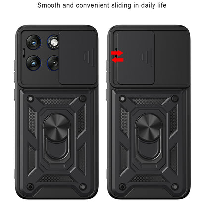 Case for Motorola Edge 70 Fusion, Techsuit, CamShield, Blue