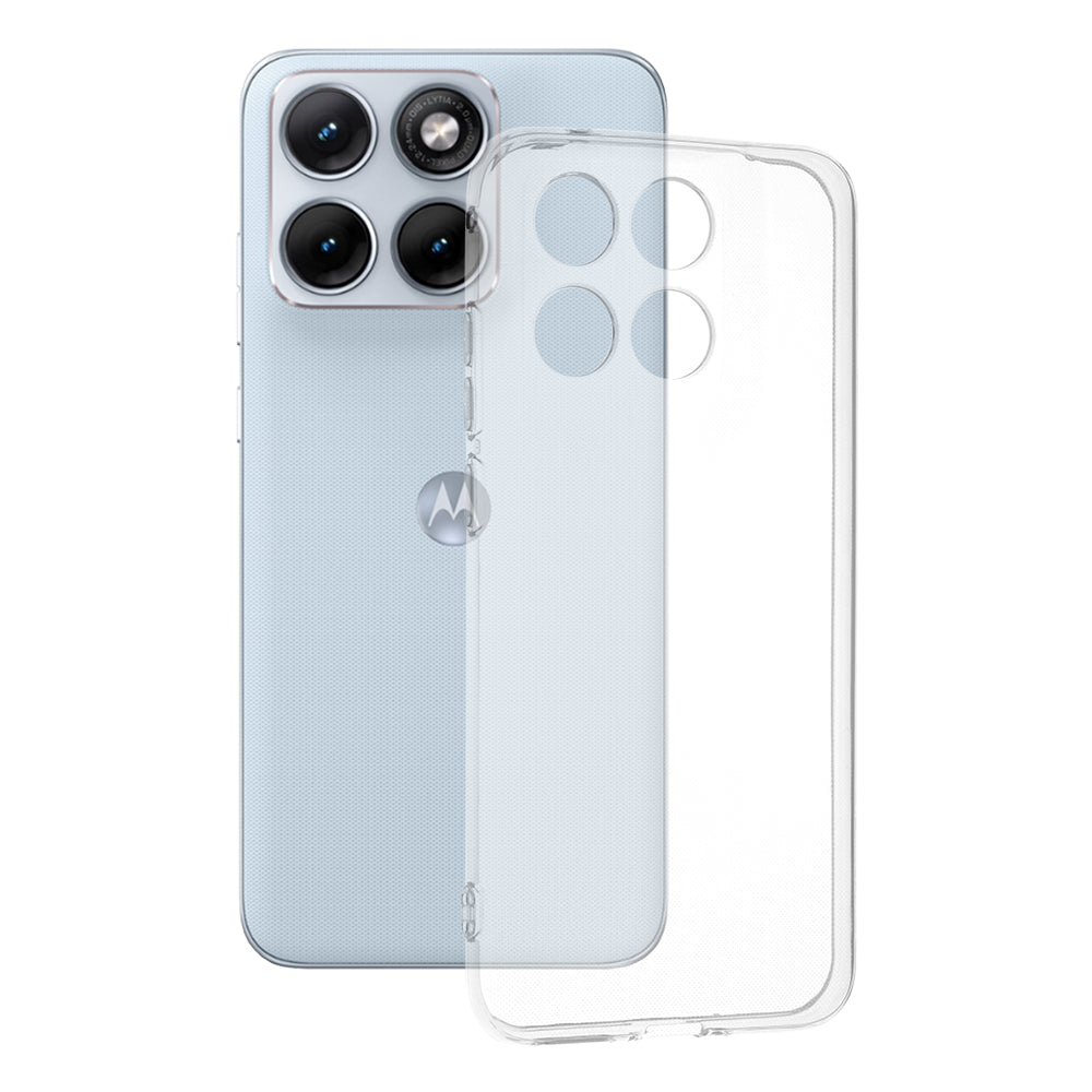 Custodia per Motorola Edge 70 Fusion, Techsuit, Clear, Trasparente