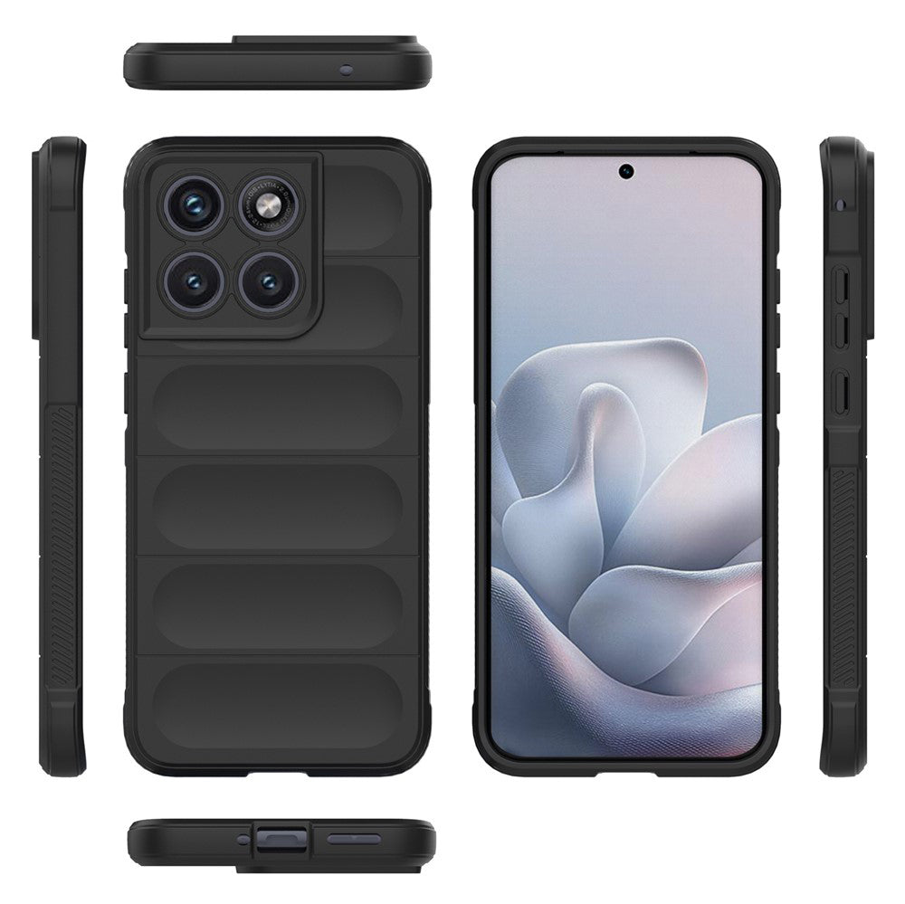 Custodia per Motorola Edge 70 Fusion, Techsuit, Magic Shield, Nera