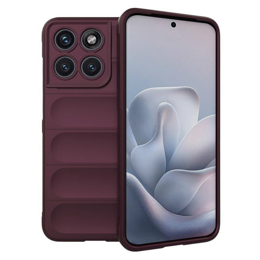 Case for Motorola Edge 70 Fusion, Techsuit, Magic Shield, Burgundy