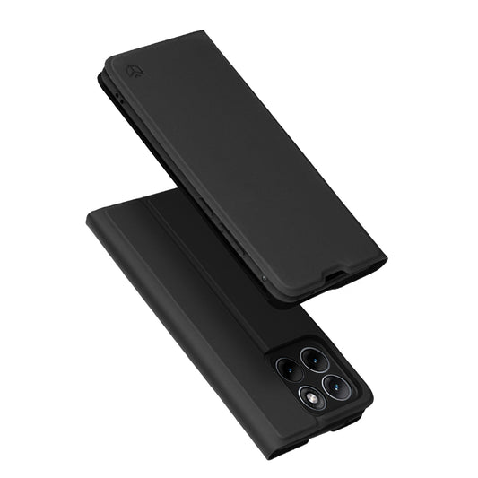 Custodia per Motorola Edge 70 Fusion, Techsuit, Magskin Book, Nera