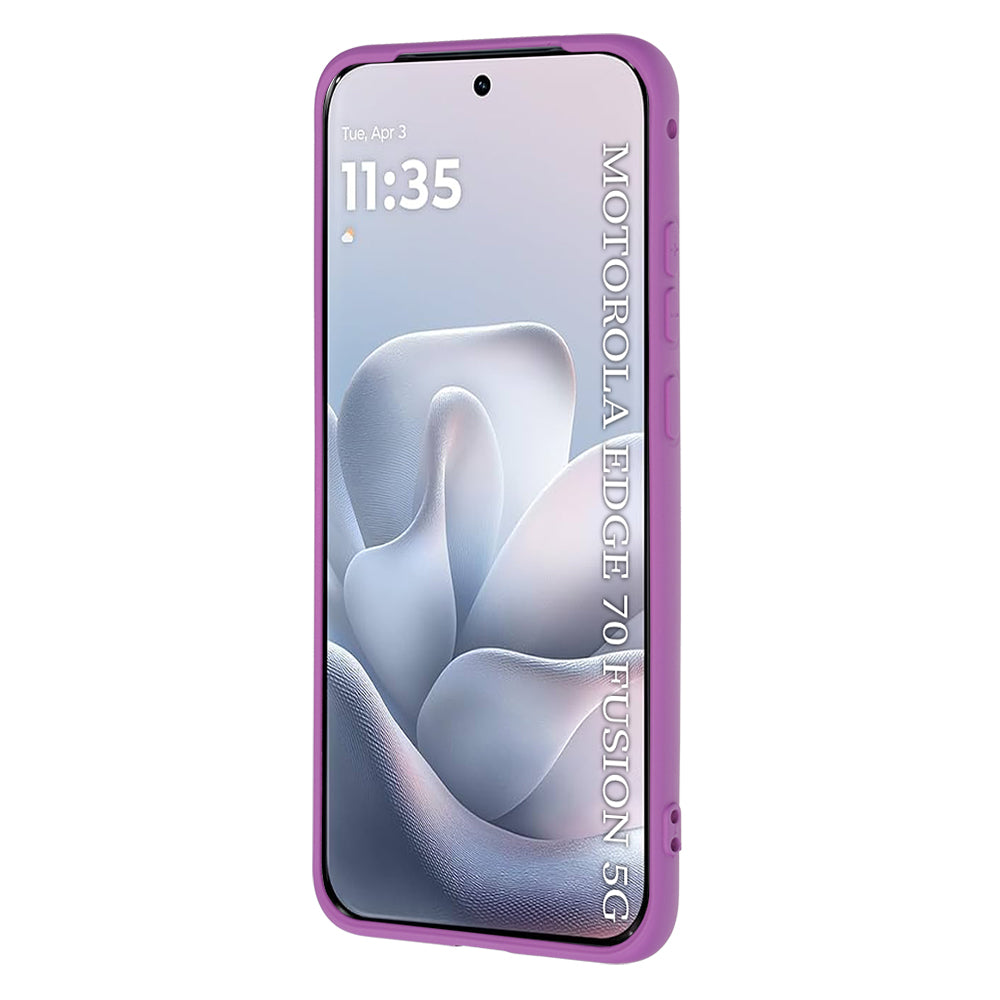 Case for Motorola Edge 70 Fusion, Techsuit, SoftFlex, Purple