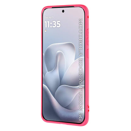 Case for Motorola Edge 70 Fusion, Techsuit, SoftFlex, Dark Pink