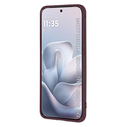 Custodia per Motorola Edge 70 Fusion, Techsuit, SoftFlex, Vinaccia