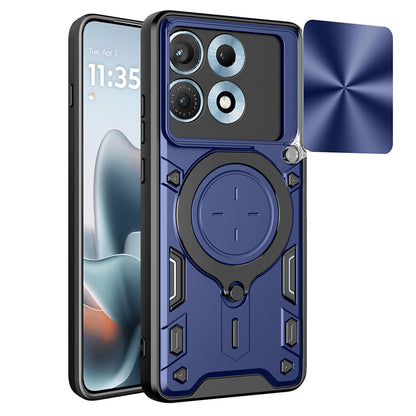 Custodia per Motorola Edge 70 Max, Techsuit, CamGuard Pro, Blu