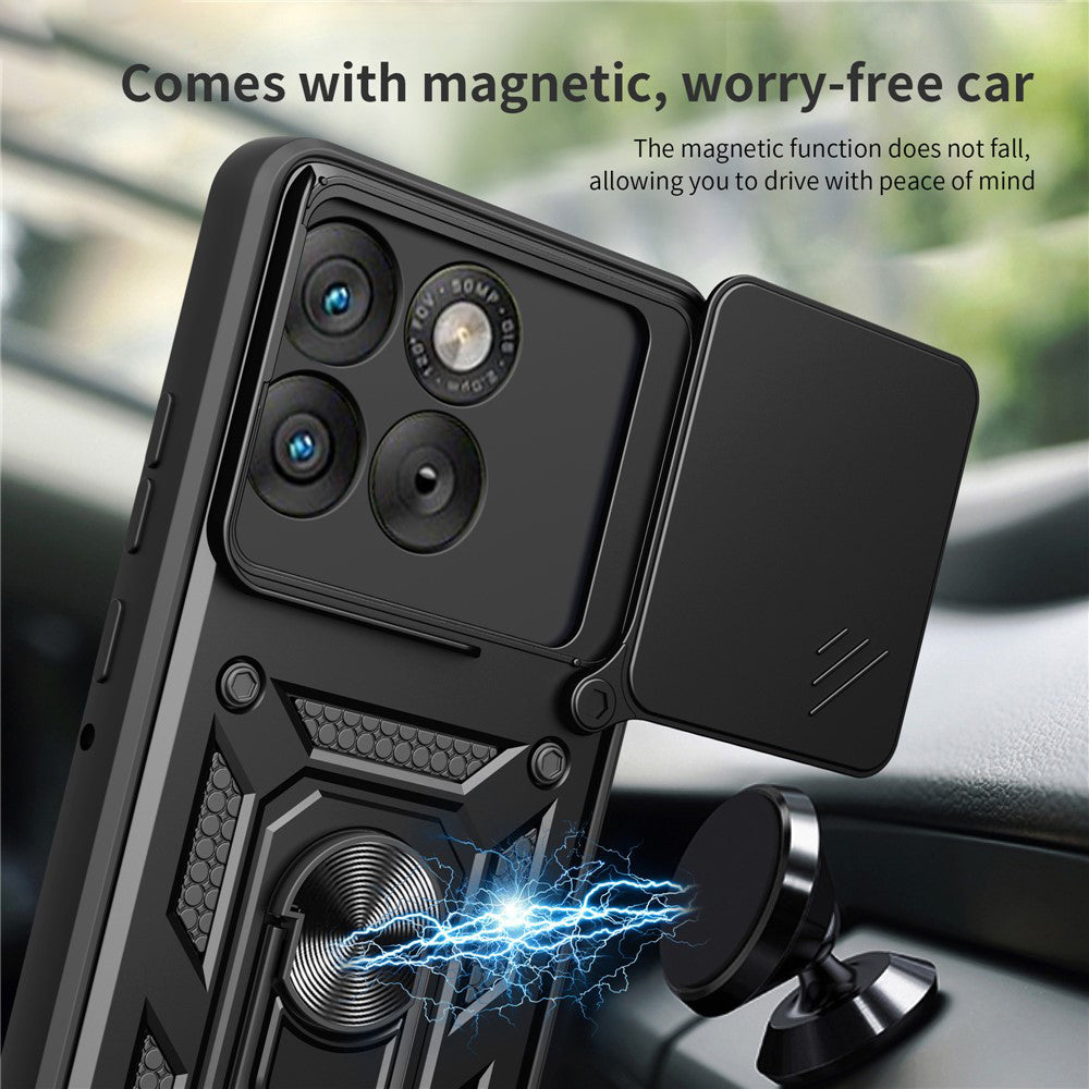 Custodia per Motorola Edge 70 Max, Techsuit, CamShield, Nera