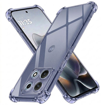 Custodia per Motorola Edge 70 Max, Techsuit, Shockproof Clear, Fumè